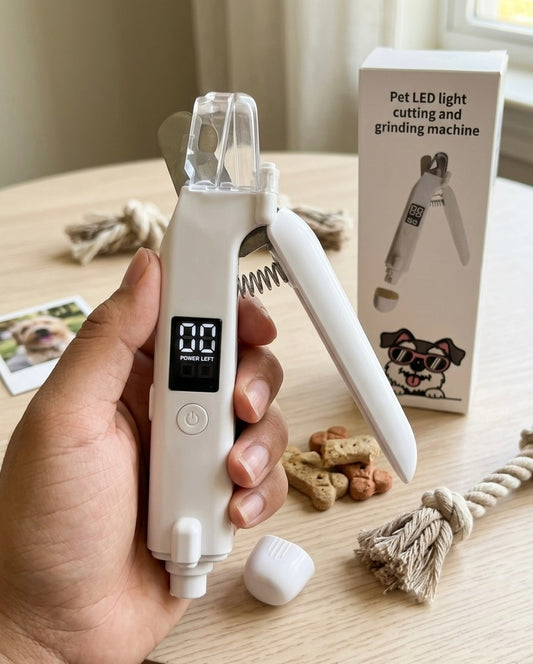 PROMO CORTAUÑAS LED + COMEDERO GRATIS