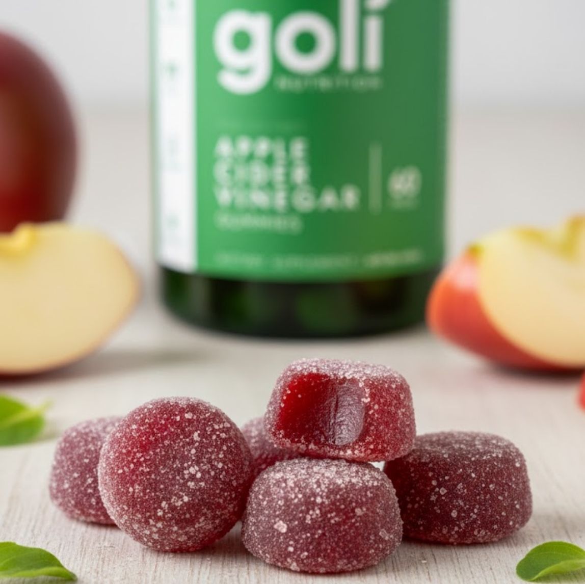 GOMITAS GOLI  VINAGRE DE MANZANA - Baja de peso y regula tu apetito en poco tiempo