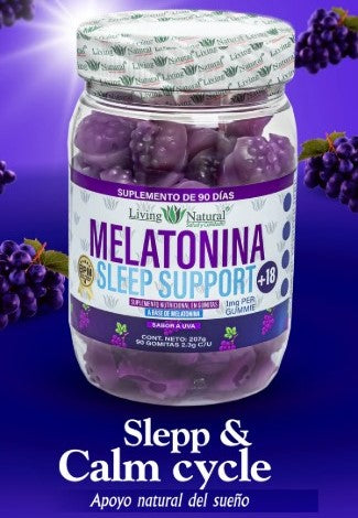 Gomitas de melatonina Sleep Support: para sueño profundo y despertar renovado