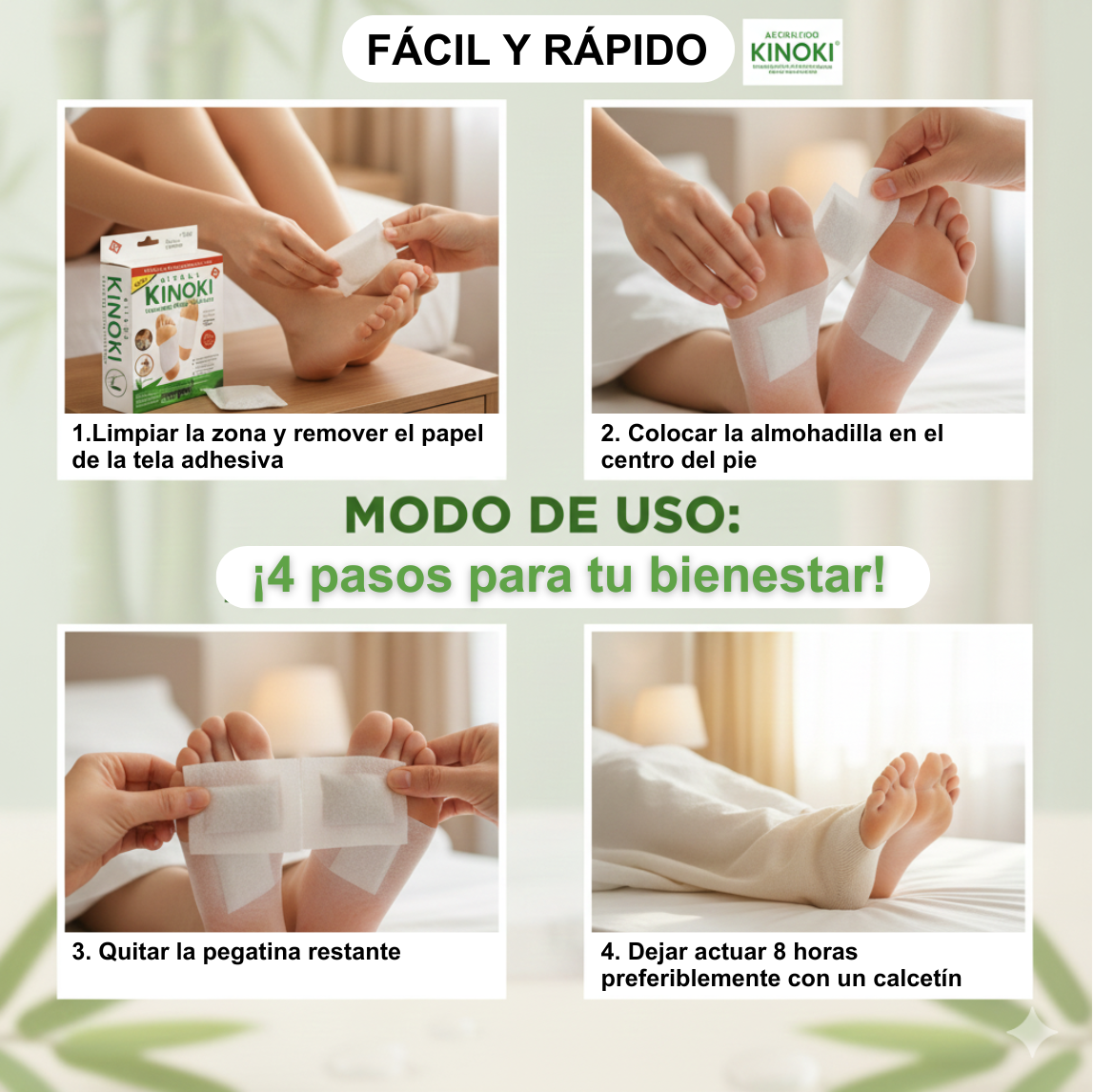 KINOKI PARCHES 3x1 y 3 cajas más de Regalo. ¡LLEVA 60 PARCHES Y DESINTOXICA TU CUERPO!