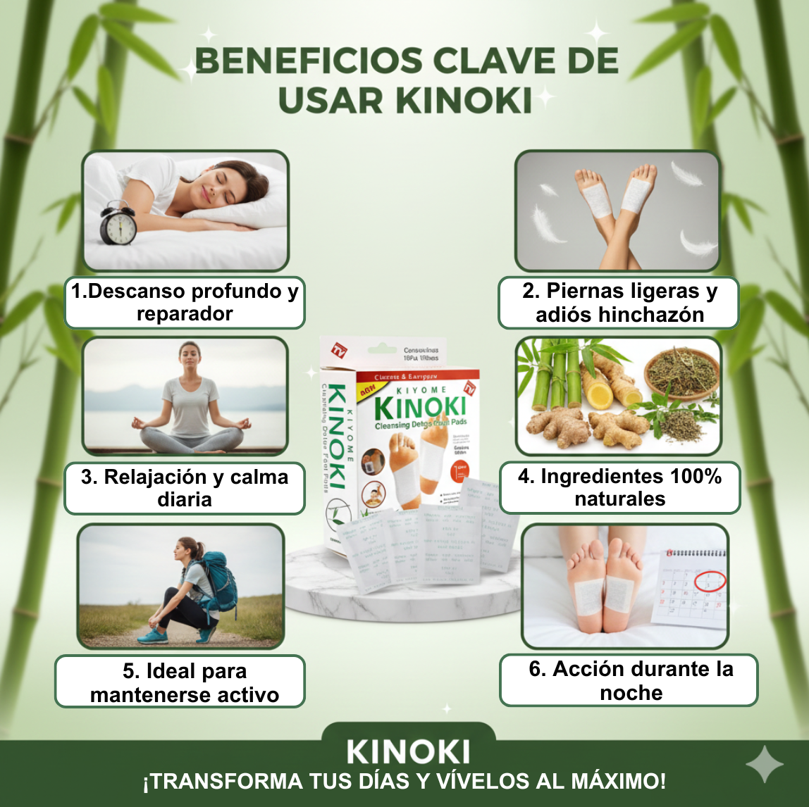 KINOKI PARCHES 3x1 y 3 cajas más de Regalo. ¡LLEVA 60 PARCHES Y DESINTOXICA TU CUERPO!
