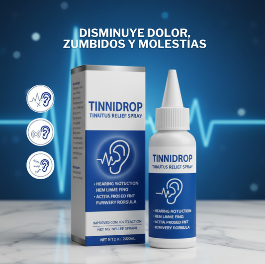 Tinnidrop: La Solución Spray que Ayuda a Disminuir el Zumbido Invasivo del Tinnitus